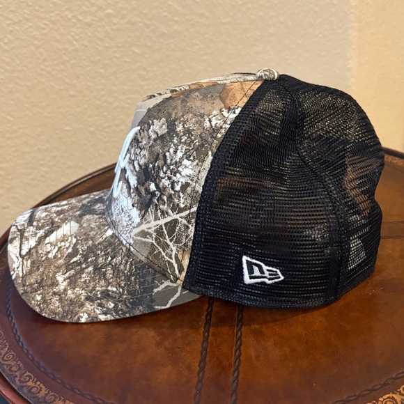 NWT~NEW ERA Atlanta 2000 All Star Game Embroidery Patch Camo Trucker Cap-OS - Picture 4 of 8